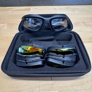 Motorcycle Goggles w/Lenses